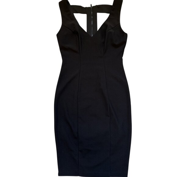 Little Black Dress: Cutout Back, Bodycon – Sleek & Sultry, Size 4 - Picture 2 of 5